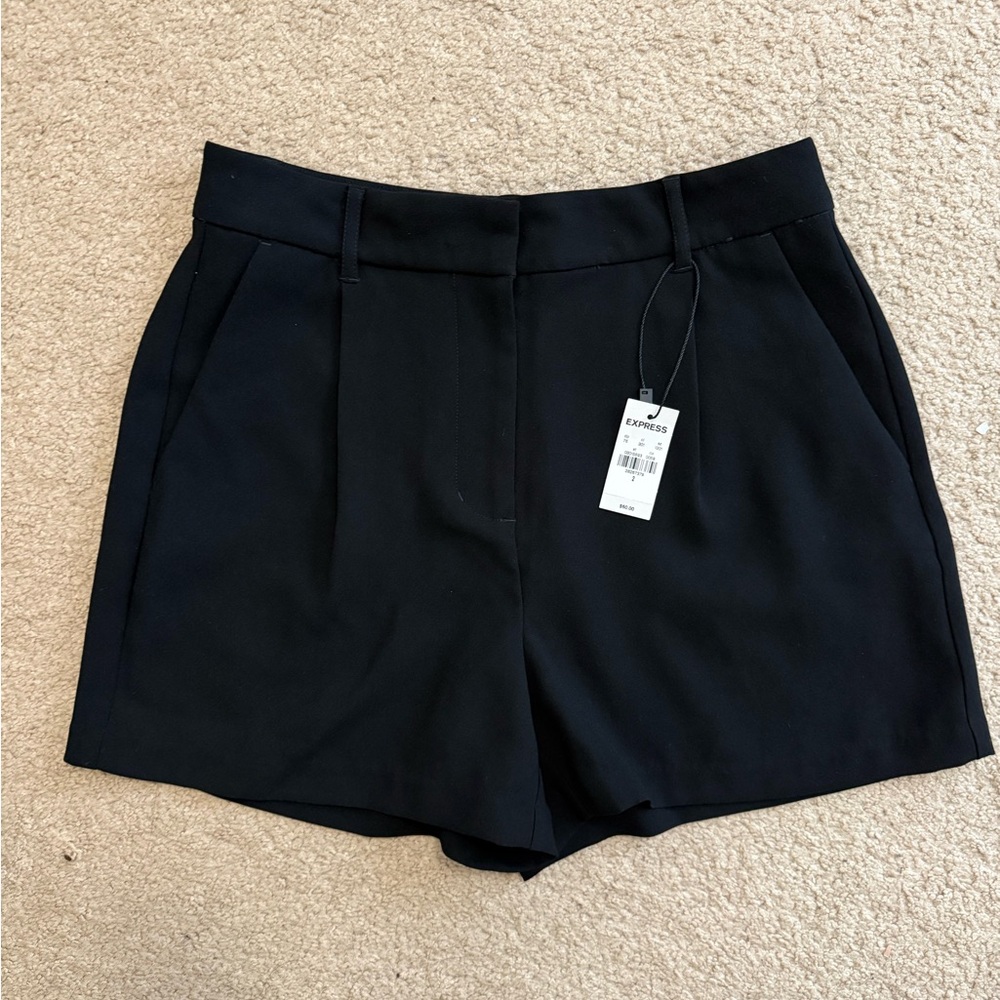 Express Women's Black High Waist Shorts